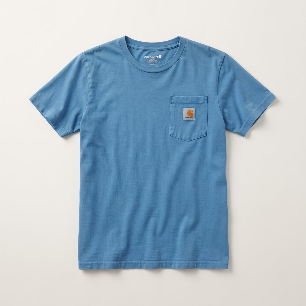 Carhartt Youth M Gorpcore Outdoors Streetwear Crewneck Graphic Pocket T-Shirt
